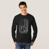 American Flag Pool Player T-Shirt (Vorne ganz)