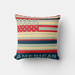 American Flag Pop Art 2 Kissen