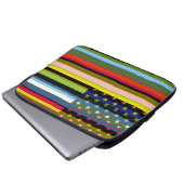 American Flag Pop Art 3 Laptopschutzhülle (Vorne Knopf)