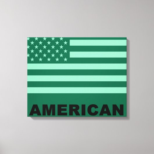American Flag Pop Art 4 Leinwanddruck (Vorderseite)