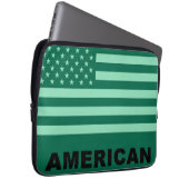American Flag Pop Art Laptopschutzhülle (Vorne Rechts)