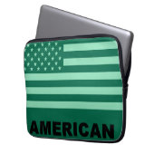 American Flag Pop Art Laptopschutzhülle (Vorderseite Links)