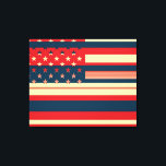 American Flag Pop Art Leinwanddruck<br><div class="desc">American Flag Pop Art. Design ist auf anderen Produkten erhältlich.</div>