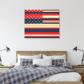 American Flag Pop Art Leinwanddruck (Insitu (Schlafzimmer))