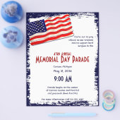 American Flag Popsitick Folkart Flyer (Einzeln)