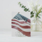 American Flag Post Card Postkarte (Stehend Vorderseite)