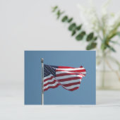American Flag Postcard Postkarte (Stehend Vorderseite)