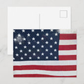 American Flag Postcard Postkarte (Vorne/Hinten)