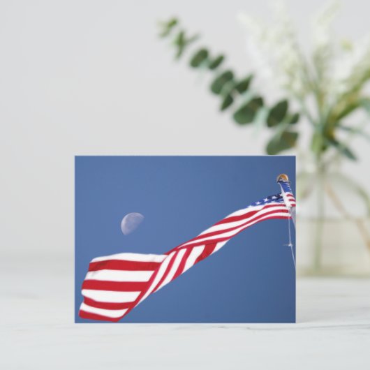 American Flag Postcard Postkarte (Stehend Vorderseite)