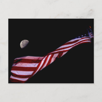 American Flag Postcard Postkarte
