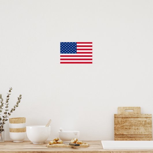 American Flag Poster (Küche)
