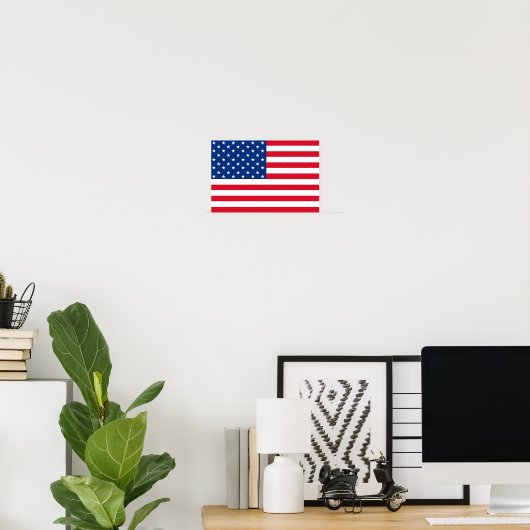 American Flag Poster (Heimbüro)