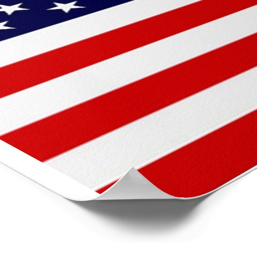 American Flag Poster (Ecke)