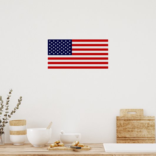 American Flag Poster (Küche)