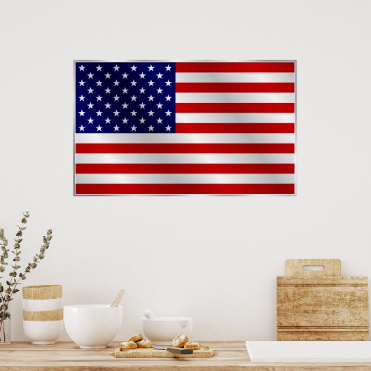 American Flag Poster (Küche)
