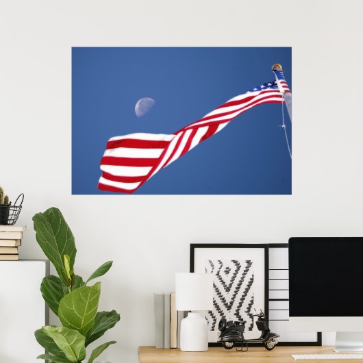 American Flag Poster (Heimbüro)