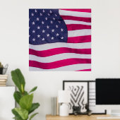 American Flag Poster (Heimbüro)