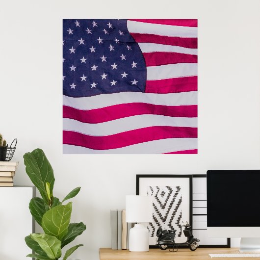 American Flag Poster (Heimbüro)