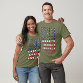 American Flag Powerstroke T-Shirt (Unisex)