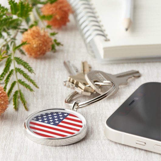 American FLAG PRIDE Key Ring Schlüsselanhänger (Seite)