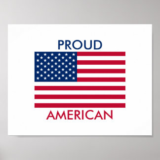 American Flag Proof American Poster