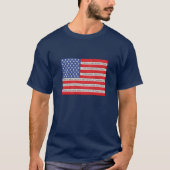 American Flag Quilt Bible Verse T-Shirt (Vorderseite)