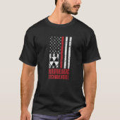 American Flag Radiologiker Krass Tech RT T-Shirt (Vorderseite)