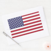 American Flag Rectangle Sticker (Umschlag)