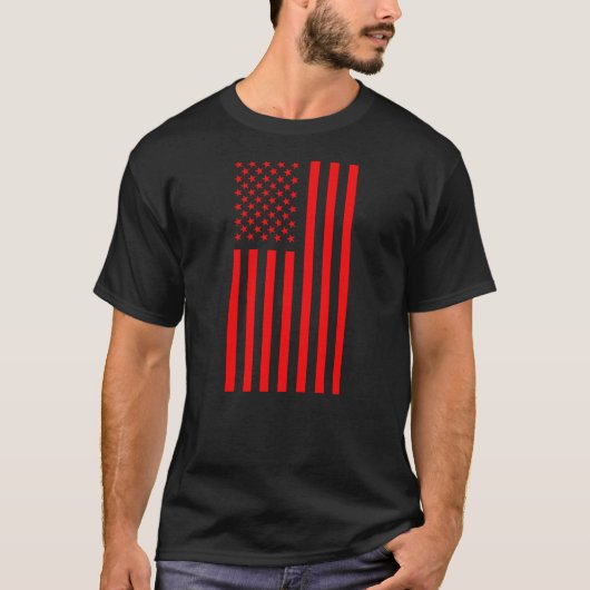 American Flag Red T-Shirt (Vorderseite)