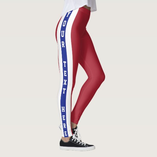 American Flag Red White Blue USA Patriots Leggings (Rechts)