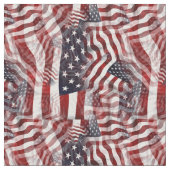 American Flag Red White Stripes Stars Muster Stoff (Nahaufnahme)