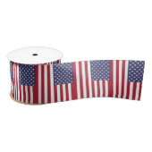American Flag Ribbon Satinband (Spule)