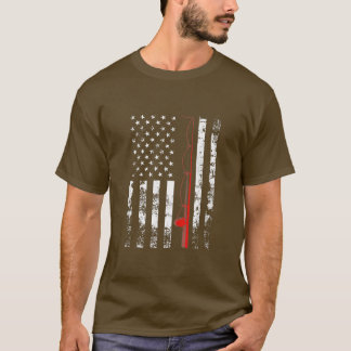 American Flag Rod USA Patriotic Gift T-Shirt