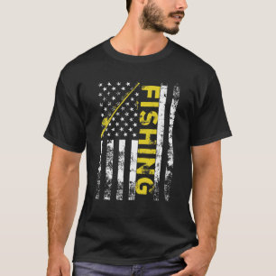 American Flag Rod USA Patriotic T-Shirt