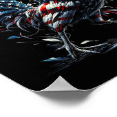 American Flag Rooster Chicken 4. Juli Tier Poster (Ecke)