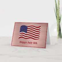 American Flag Rose Gold 4. Juli