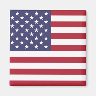 American Flag Round Magnet