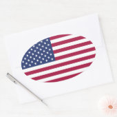 American Flag Round Sticker (Umschlag)