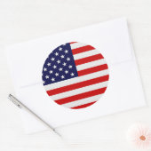 American Flag Round Stickers (Umschlag)