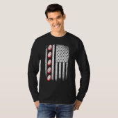 American Flag Rugby Team Retro Rugby T-Shirt (Vorne ganz)