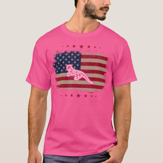 American Flag Salamander T-Shirt (Vorderseite)