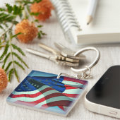 American Flag Schlüsselanhänger (Vorderseite rechts)