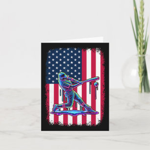 American Flag Sell Player T Patriotic 4. Juli Karte