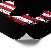 American Flag Shirt Usa Patriotic Poster (Ecke)