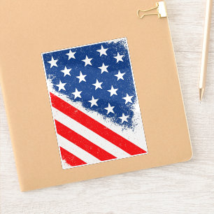 American Flag Shirt USA Patriotic Star Streifen Aufkleber
