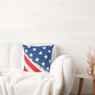 American Flag Shirt USA Patriotic Star Streifen Kissen