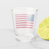 American Flag Shot Glass Schnapsglas (Rückseite)