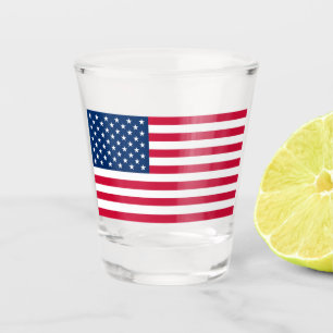 American Flag Shot Glass USA Schnapsglas