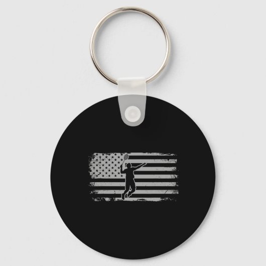 American Flag Shuttle Badminton Schlüsselanhänger (Vorderseite)