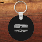 American Flag Shuttle Badminton Schlüsselanhänger (Vorderseite)